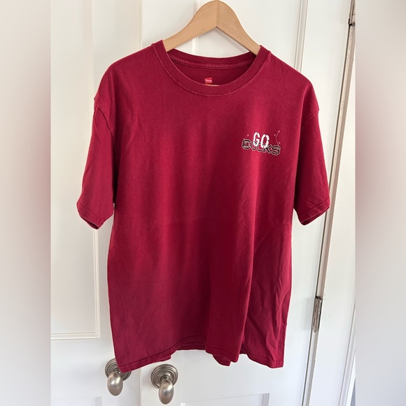 Men’s Large Hanes Tagless South Carolina Gamecocks Football Short Sleeve - Picture 1 of 4
